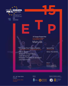 Premiul Europa pentru Teatru - Union of Theatres of Europe
