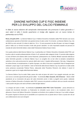 Danone Nations Cup e FIGC