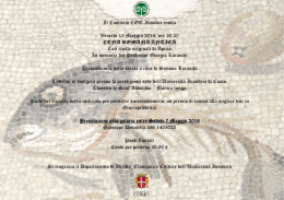 Invito Cena Romana - Università degli Studi dell`Insubria
