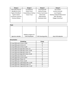 Course work presentations