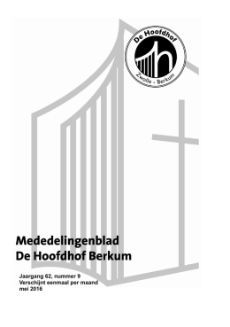 Kerkblad De Hoofdhof