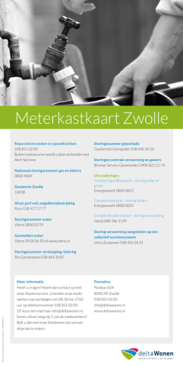 Meterkastkaart Zwolle