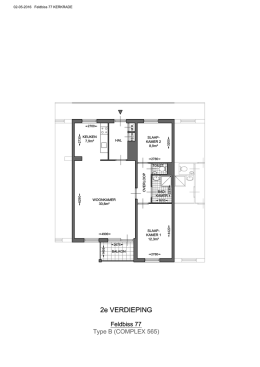 2e VERDIEPING 2e VERDIEPING