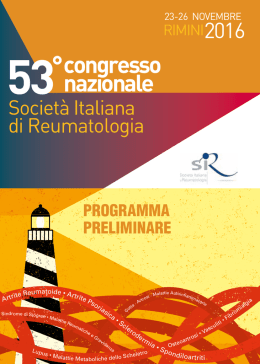 programma - 53° Congresso Nazionale Società Italiana di