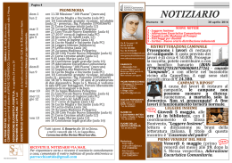 Leggi il notiziario clicca QUI