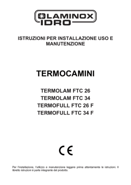 Manuale termocamini Termolam e Termofull