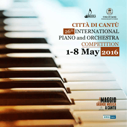 1-8 May 2016 - Comune di Cantù