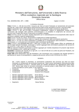 Decreto Commissione Ambiti Disciplinari 03