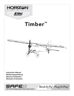 Timber - Modelflight