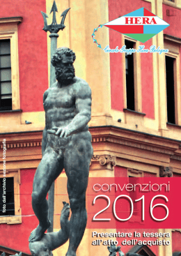 Convenzioni 2016
