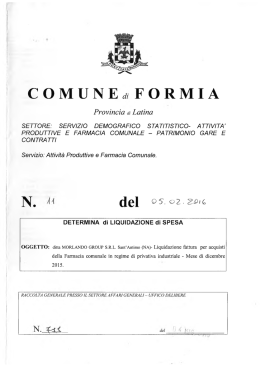 comune^ formia n. - Comune di Formia