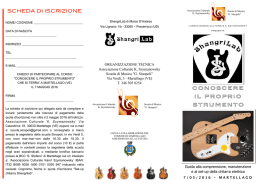 qui la brochure - Scuola Di Musica Sinopoli