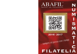 Catalogo Abafil 2016 Numismatica