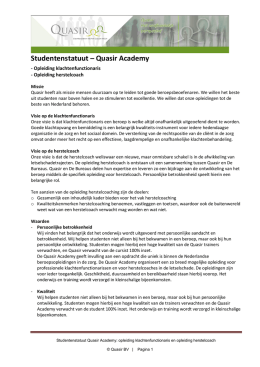 PDF, Studentenstatuut-Quasir-Academy