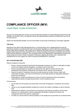 compliance officer (m/v)