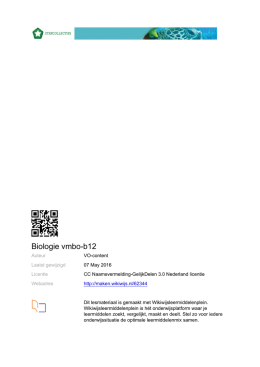 Biologie vmbo-b12 | PDF