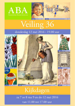 Veiling 36 - Amsterdam Book Auctions