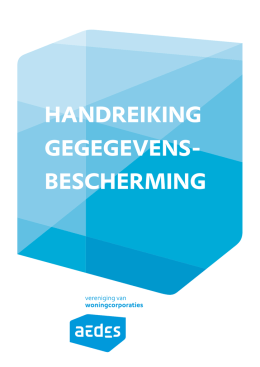 Handreiking gegevensbescherming