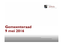 powerpoint - gemeente Jabbeke