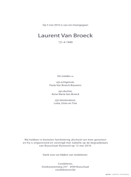 Laurent Van Broeck