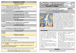 Leggi il Foglietto Parrocchiale - Parrocchia di San Giacomo
