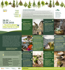 1. FElDthuRneR KR&auml;uterWOcheN