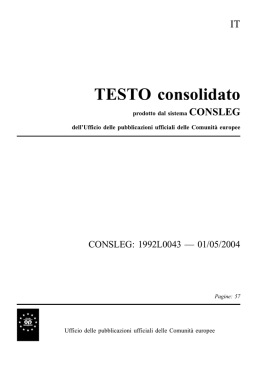 Consulta il Testo Integrale della Direttiva Habitat