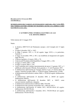 Testo in formato PDF - Autorit&agrave; per l`energia elettrica e il gas