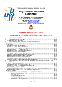 legnano - Informacalcio
