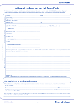 Lettera di reclamo