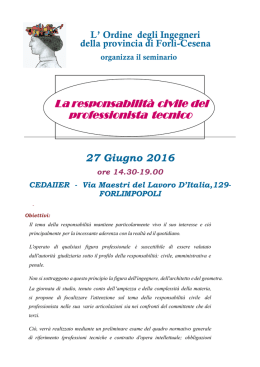 2016-06-27 Locandina  - Ordine Ingegneri di Forlì