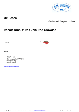 Rapala Rippin` Rap 7cm Red Crawdad
