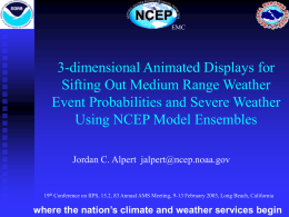 3-dimensional Animated Displays for Sifting Out Medium Range Weather