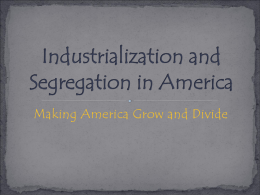 Making America Grow and Divide