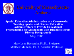 University of Massachusetts- Amherst
