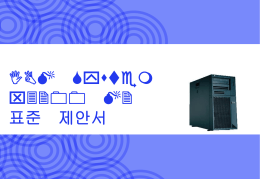 IBM System x3200 M2 표준 제안서