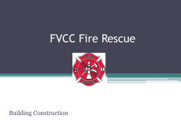 FVCC Fire Rescue Building Construction