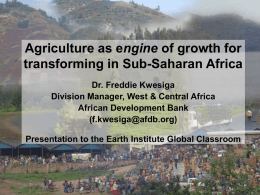 ngine transforming in Sub-Saharan Africa