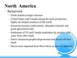 North  America Background