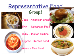 Representative Food Group1