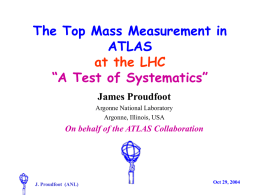 The Top Mass Measurement in ATLAS at the LHC “A Test of Systematics”