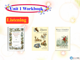 Listening Unit 1 Workbook