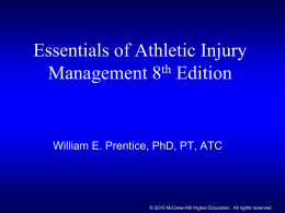 Essentials of Athletic Injury Management 8 Edition th