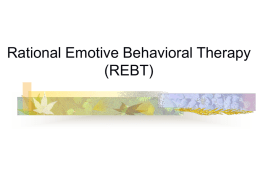 Rational Emotive Behavioral Therapy (REBT)