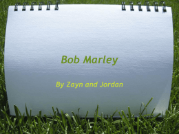 Bob Marley By Zayn and Jordan