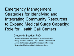 Emergency Management Strategies for Identifying and Integrating Community Resources