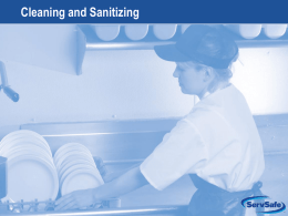Cleaning and Sanitizing 12-1