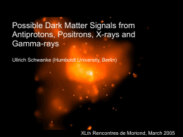 Possible Dark Matter Signals from Antiprotons, Positrons, X-rays and Gamma-rays