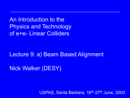 An Introduction to the Physics and Technology of e+e- Linear Colliders