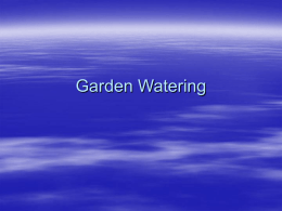 Garden Watering